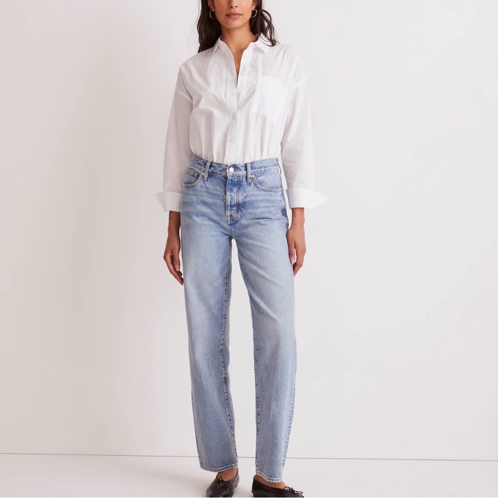 Madewell Low Slung Straight Classic Jeans Preloved